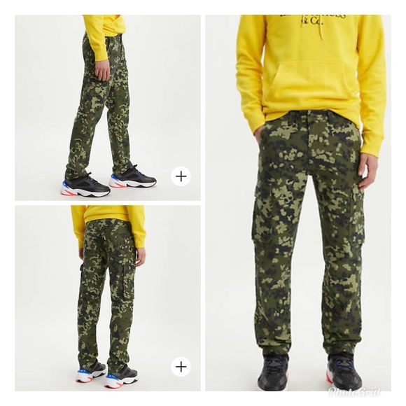 yellow cargo pants mens